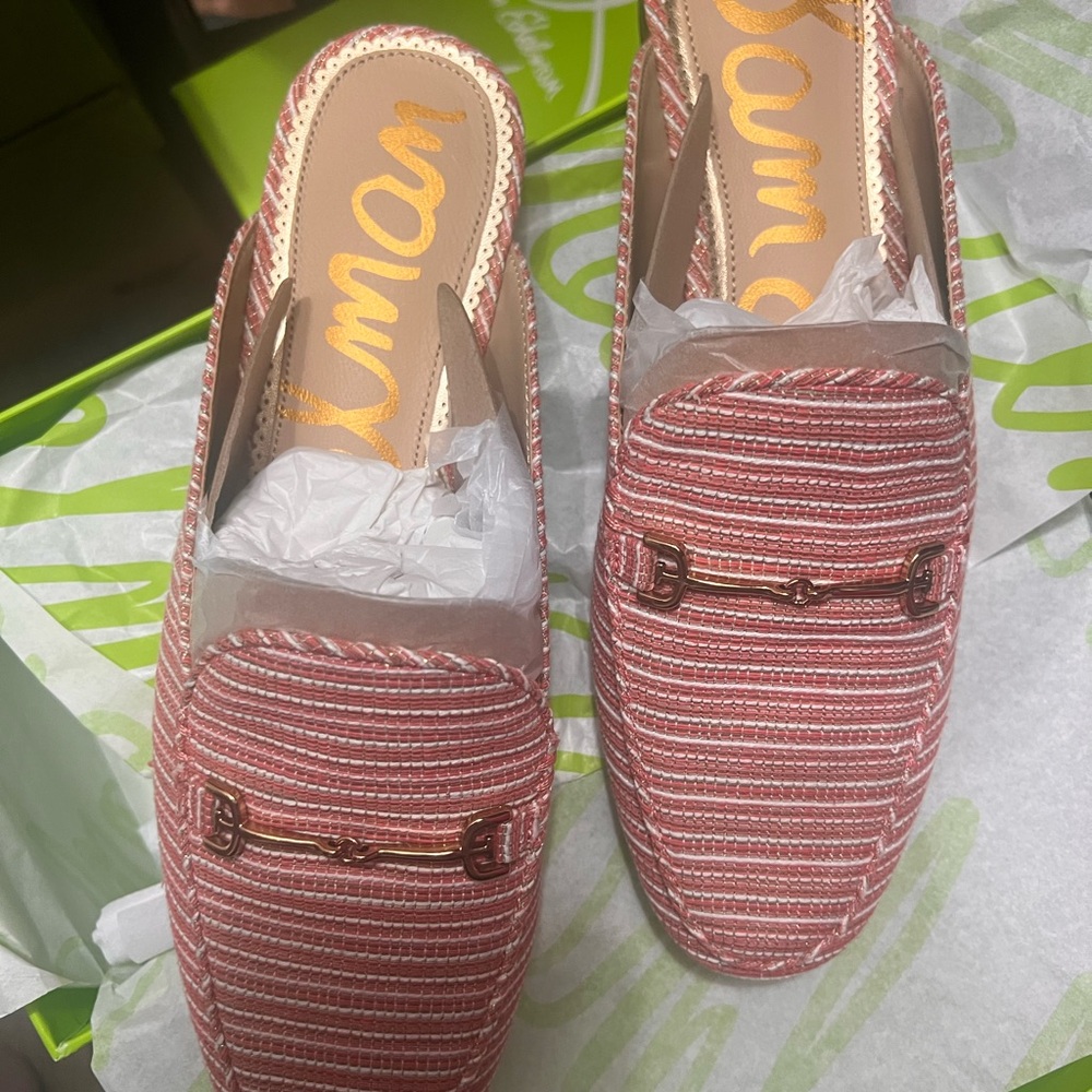 Sam Edelman Red Flats Stylish Loafers